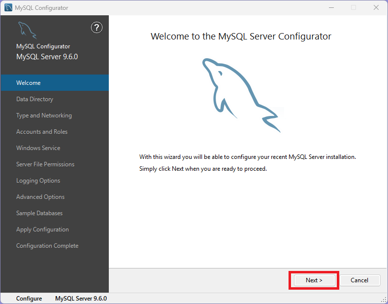 MySQL インストール12