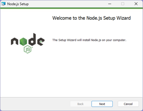 node.jsインストール